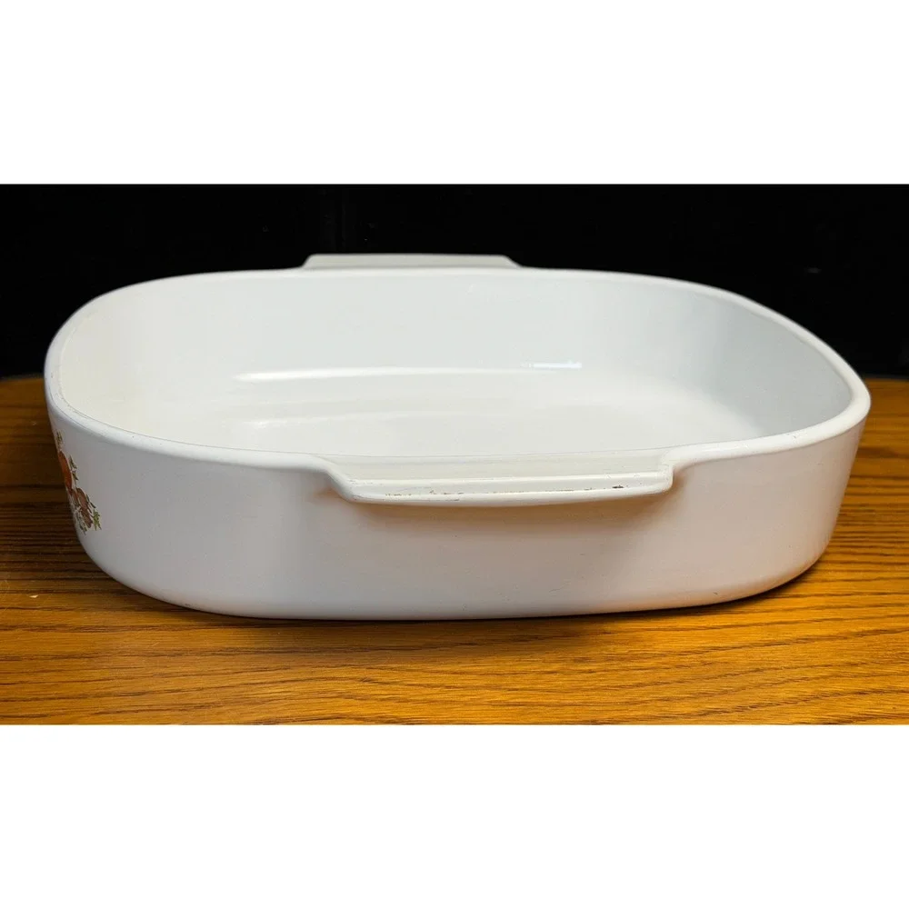 Vintage Corning Ware Spice O' Life 4 pc Set: 3qt Baker w/Lid, 10in and 8in Roast